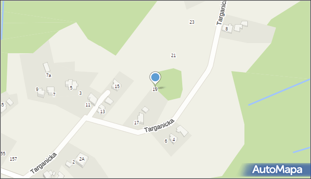 Janowice, Targanicka, 19, mapa Janowice