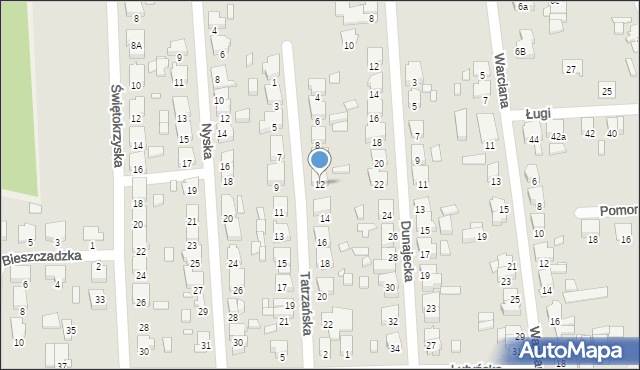 Jarocin, Tatrzańska, 12, mapa Jarocin