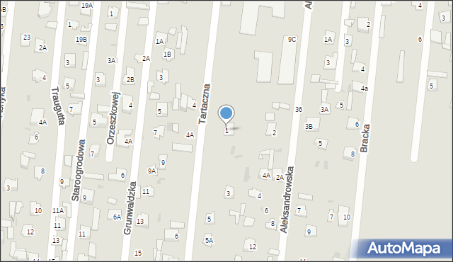 Jedlnia-Letnisko, Tartaczna, 1, mapa Jedlnia-Letnisko