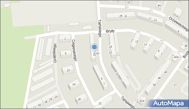 Jelcz-Laskowice, Tańskiego Tadeusza, 11, mapa Jelcz-Laskowice