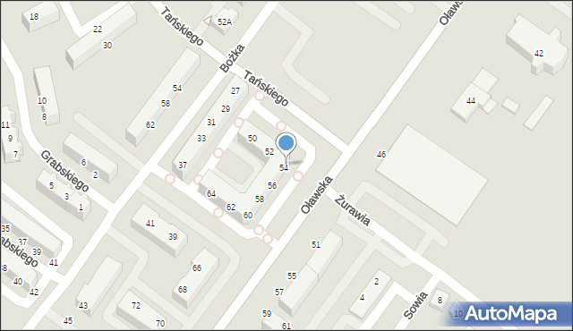 Jelcz-Laskowice, Tańskiego Tadeusza, 54, mapa Jelcz-Laskowice