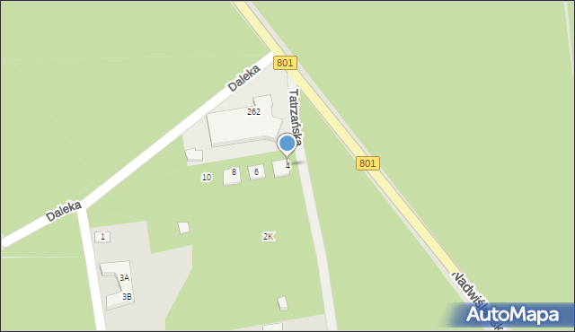 Józefów, Tatrzańska, 4, mapa Józefów