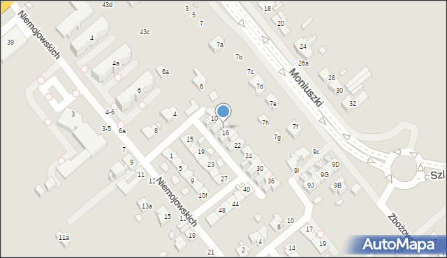 Kalisz, Taczanowskiego Edmunda, gen., 14, mapa Kalisza