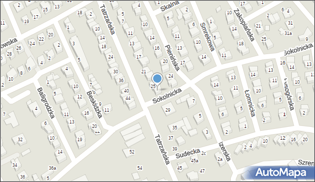 Kalisz, Tatrzańska, 27, mapa Kalisza