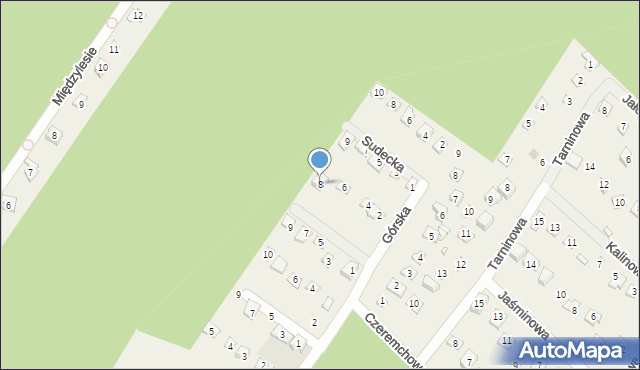 Kamińsko, Tatrzańska, 8, mapa Kamińsko