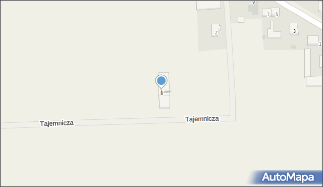 Karpin, Tajemnicza, 8, mapa Karpin