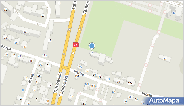 Kielce, Tarnowska, 7, mapa Kielc