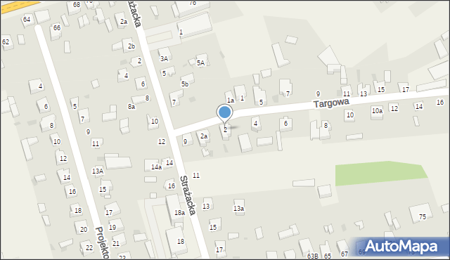 Kłomnice, Targowa, 2, mapa Kłomnice