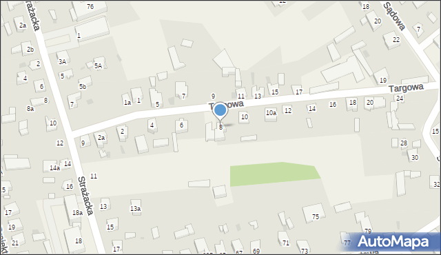 Kłomnice, Targowa, 8, mapa Kłomnice