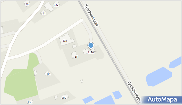 Kolbuszowa Dolna, Tarnobrzeska, 118A, mapa Kolbuszowa Dolna