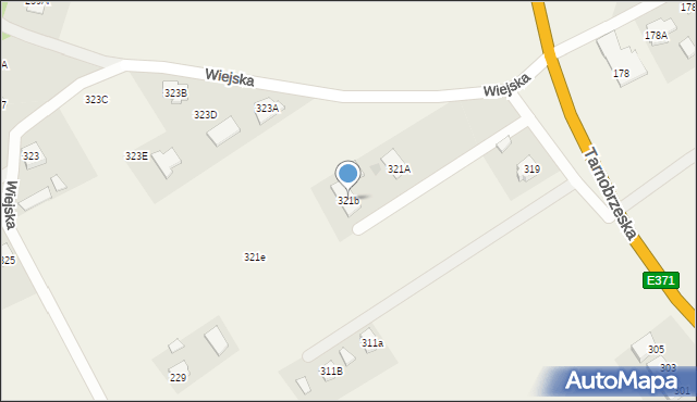 Kolbuszowa Dolna, Tarnobrzeska, 321b, mapa Kolbuszowa Dolna