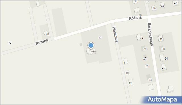 Kościelec, Tarnowiecka, 17, mapa Kościelec