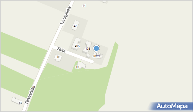Kotorydz, Tarczyńska, 40C/1, mapa Kotorydz