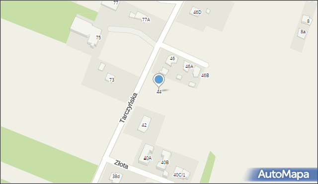 Kotorydz, Tarczyńska, 44, mapa Kotorydz