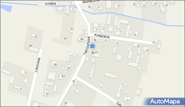 Kotorydz, Tarczyńska, 56, mapa Kotorydz