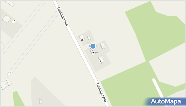 Koty, Tarnogórska, 7, mapa Koty