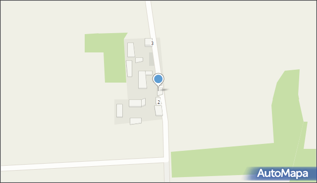 Kowiesy, Tartaczna, 3a, mapa Kowiesy