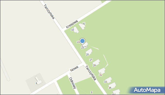 Krakowiany, Tarczyńska, 23, mapa Krakowiany
