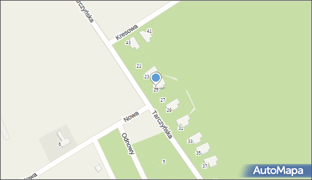 Krakowiany, Tarczyńska, 25, mapa Krakowiany