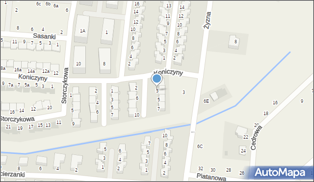 Kręczki, Tatarak, 3, mapa Kręczki