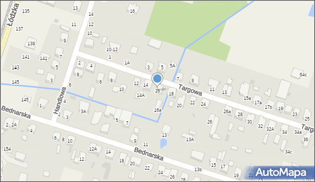 Ksawerów, Targowa, 16, mapa Ksawerów