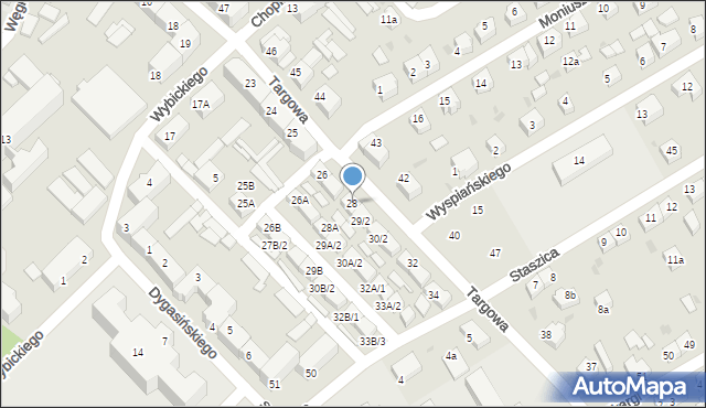 Lębork, Targowa, 28, mapa Lębork