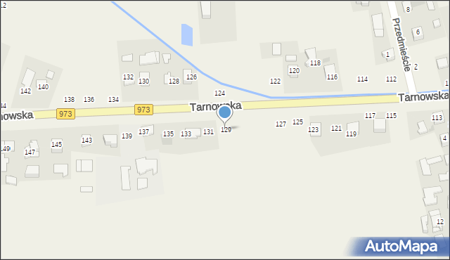 Łęg Tarnowski, Tarnowska, 129, mapa Łęg Tarnowski