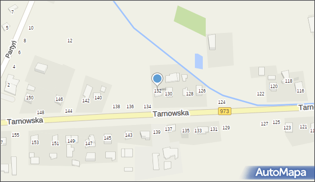 Łęg Tarnowski, Tarnowska, 132, mapa Łęg Tarnowski