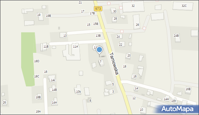 Łęg Tarnowski, Tarnowska, 9, mapa Łęg Tarnowski