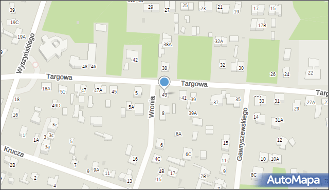 Legionowo, Targowa, 43, mapa Legionowo