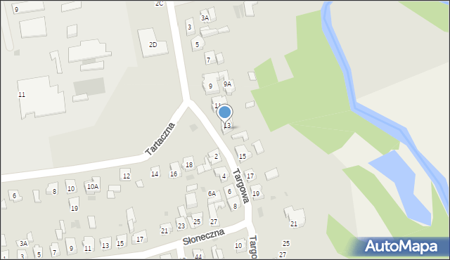 Lidzbark, Targowa, 13A, mapa Lidzbark