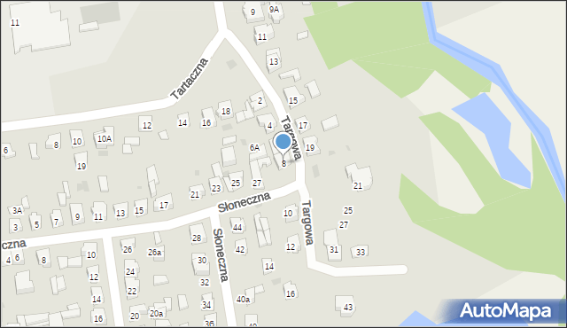 Lidzbark, Targowa, 8, mapa Lidzbark