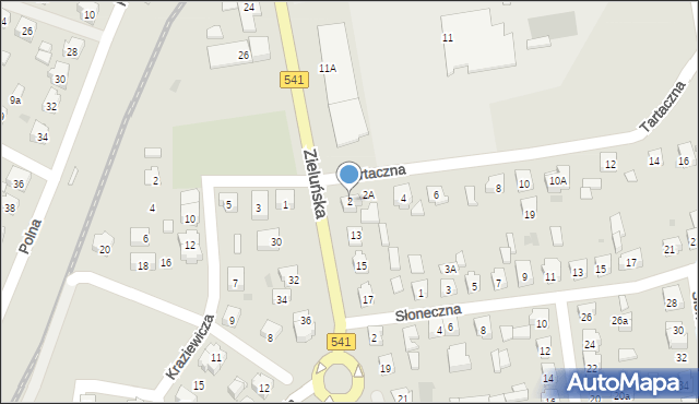 Lidzbark, Tartaczna, 2, mapa Lidzbark