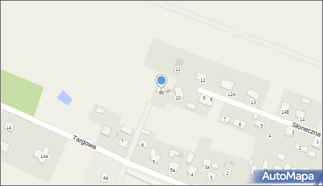 Lniano, Targowa, 6b, mapa Lniano