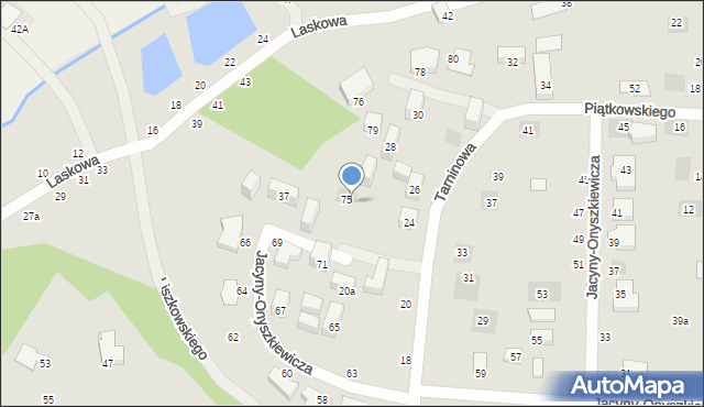 Lublin, Tarninowa, 24A, mapa Lublina