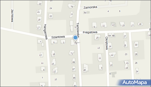 Lusówko, Tarnowska, 73, mapa Lusówko