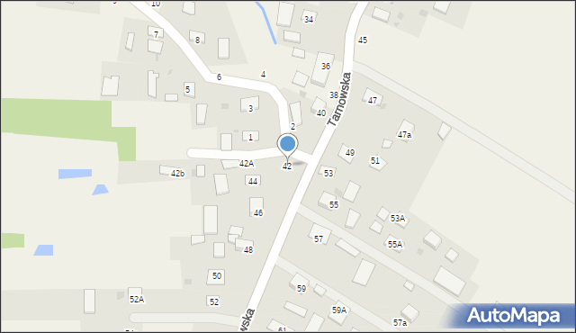 Luszowice, Tarnowska, 42, mapa Luszowice