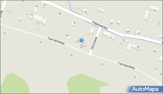 Lwówek Śląski, Tarnopolska, 21, mapa Lwówek Śląski