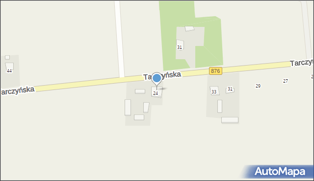 Many, Tarczyńska, 35, mapa Many