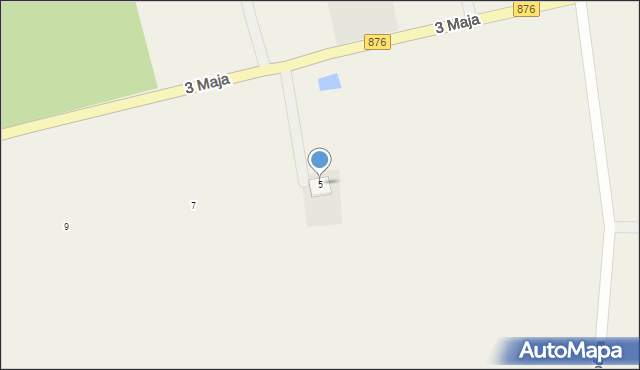 Many, Tarczyńska, 5, mapa Many