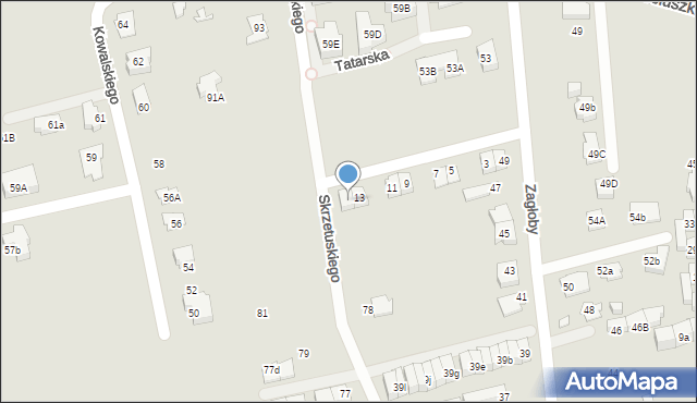 Marki, Tatarska, 15, mapa Marki
