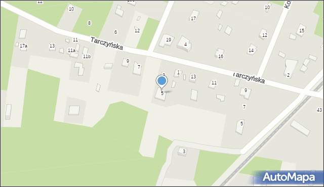 Marylka, Tarczyńska, 5, mapa Marylka