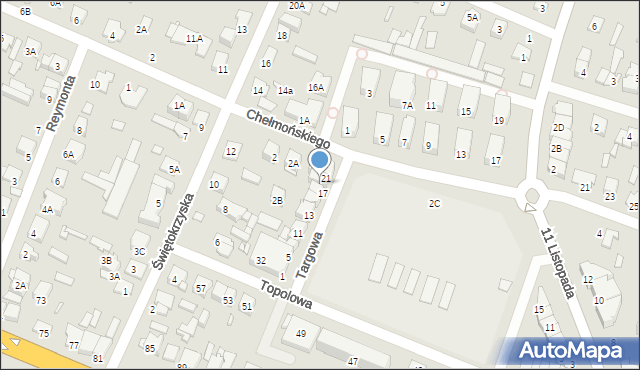 Mińsk Mazowiecki, Targowa, 19, mapa Mińsk Mazowiecki