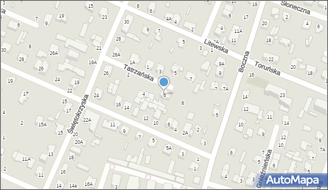 Mińsk Mazowiecki, Tatrzańska, 6, mapa Mińsk Mazowiecki