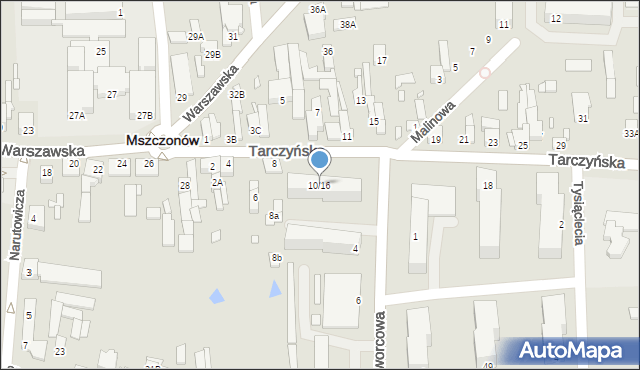 Mszczonów, Tarczyńska, 10/16, mapa Mszczonów