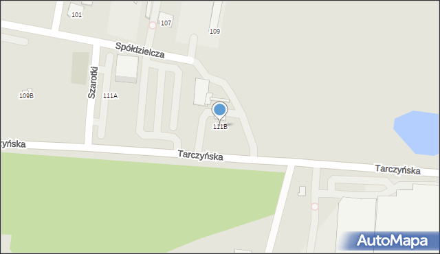 Mszczonów, Tarczyńska, 111B, mapa Mszczonów