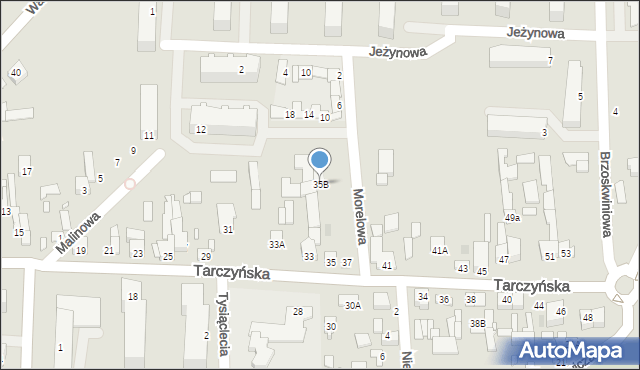 Mszczonów, Tarczyńska, 35B, mapa Mszczonów