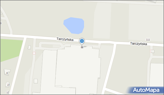 Mszczonów, Tarczyńska, 98, mapa Mszczonów