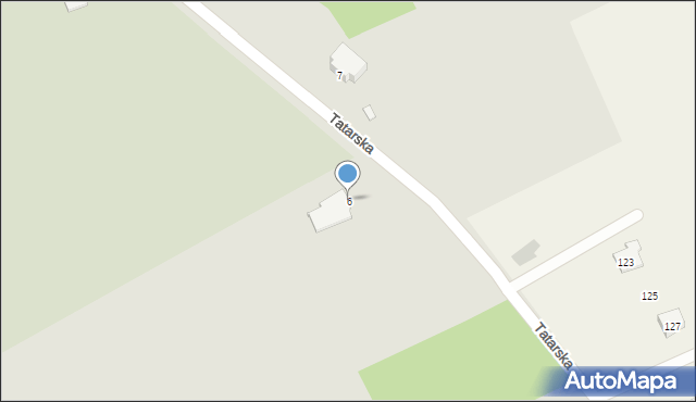 Nidzica, Tatarska, 6, mapa Nidzica