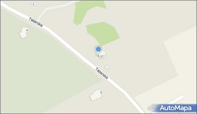 Nidzica, Tatarska, 7, mapa Nidzica